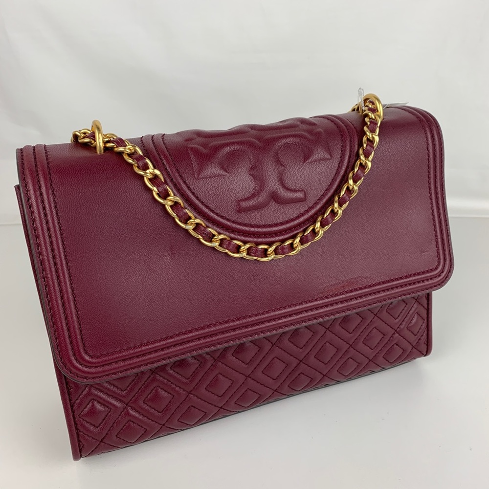 New Tory Burch Fleming Convertible Shoulder Bag